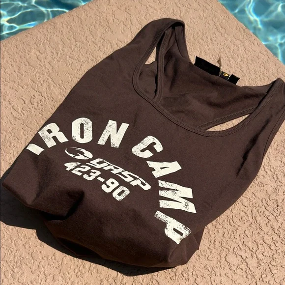 Gasp Iron Camp Throwback Tank in Timber XL NWT - Picture 13 of 14